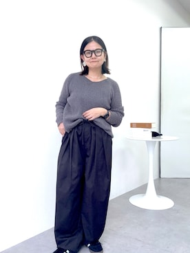 「nissen（ニッセン）のアイテム」を使った、かな153さん（レディース・153cm）の秋コーディネート