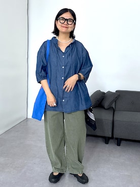 かな153さん(レディース・153cm)の夏コーディネート