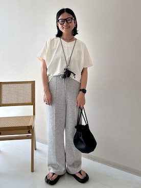 「PAES（ペイズ）のアイテム」を使った、かな153さん（レディース・153cm）の夏コーディネート