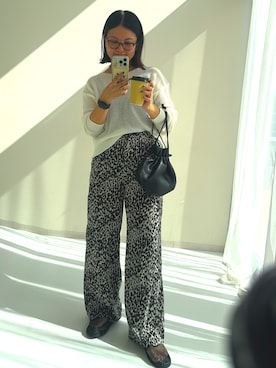 「アイテム（バレエシューズ）」を使った、かな153さん（レディース・153cm）の夏コーディネート