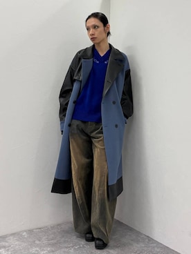 「アイテム（トレンチコート）」を使った、seigiさん（メンズ・178cm・20代）の秋コーディネート