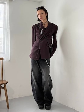 「HARE（ハレ）のアイテム（バッグ）」を使った、seigiさん（メンズ・178cm）の夏コーディネート