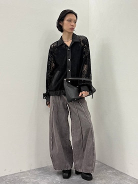 「HARE（ハレ）のアイテム（バッグ）」を使った、seigiさん（メンズ・178cm）の春コーディネート