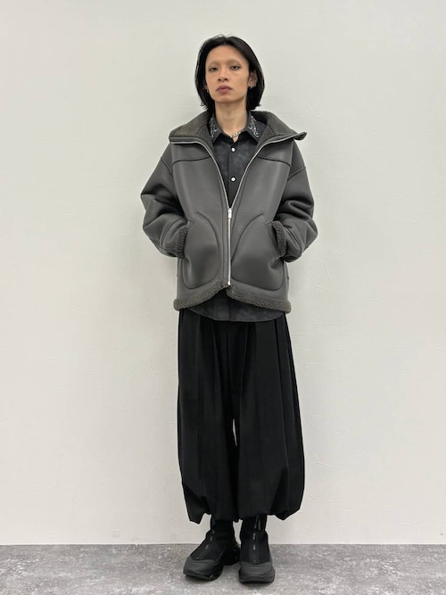 アメリカヴィンテージ リバーシブル 春ブルゾン セール】リバーシブルボアブルゾン(HARE)（ブルゾン）｜HARE（ハレ）の