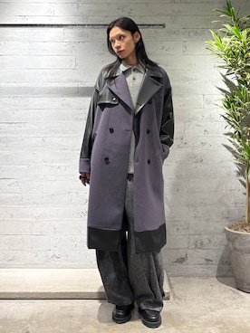 「アイテム（トレンチコート）」を使った、seigiさん（メンズ・178cm・20代）の秋コーディネート