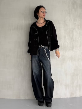「HARE（ハレ）のアイテム（トップス）」を使った、seigiさん（メンズ・178cm）の夏コーディネート
