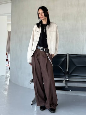 「アイテム（バレエシューズ）」を使った、seigiさん（メンズ・178cm）の秋コーディネート