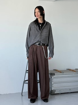 「HARE（ハレ）の【MADE IN JAPAN】メタルループタイ(HARE)（ネックレス）」を使った、seigiさん（メンズ・178cm・20代）の夏コーディネート