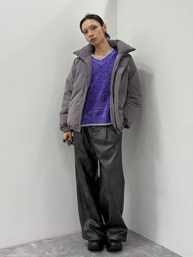 「HARE」｜「アイテム（ダウンジャケット/コート）」を使った、seigiさん（メンズ・178cm）の冬コーディネート