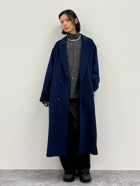 「アイテム（チェスターコート）」を使った、seigiさん（メンズ・178cm・20代）の冬コーディネート