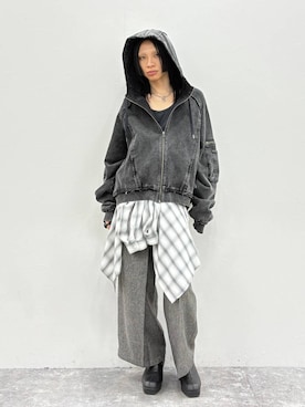 「HARE（ハレ）のアイテム（ブーツ）」を使った、seigiさん（メンズ・178cm）の春コーディネート
