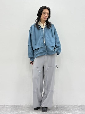 「HARE（ハレ）のアイテム（パーカー）」を使った、seigiさん（メンズ・178cm）の秋コーディネート