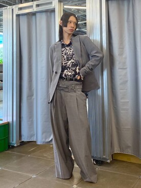 「HARE（ハレ）の【UNDERGROUND MODE】ウォールアートエリパーツシャツ(HARE)（シャツ/ブラウス）」を使った、seigiさん（メンズ・178cm）の秋コーディネート