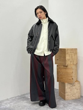 「HARE（ハレ）のアイテム（ブルゾン）」を使った、seigiさん（メンズ・178cm）の秋コーディネート