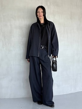 「HARE（ハレ）のビンテージライクフェイクレザーベルト(HARE)（ベルト）」を使った、seigiさん（メンズ・178cm・20代）の夏コーディネート