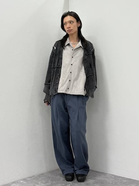 「アイテム（カーディガン/ボレロ）」を使った、seigiさん（メンズ・178cm・20代）の秋コーディネート