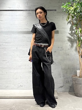 「アイテム（ウォレットチェーン）」を使った、seigiさん（メンズ・178cm）の夏コーディネート