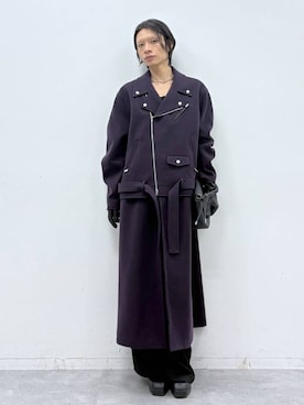 「HARE（ハレ）のAMIショルダーBAG(HARE)（ショルダーバッグ、ブラック系）」を使った、seigiさん（メンズ）の秋コーディネート