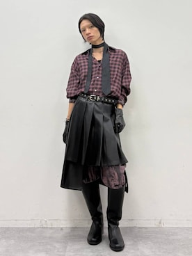 「HARE（ハレ）のアイテム（ブーツ）」を使った、seigiさん（メンズ・178cm）の秋コーディネート
