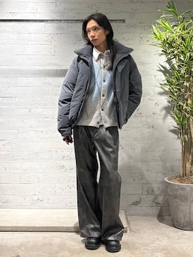 「アイテム（ダウンジャケット/コート）」を使った、seigiさん（メンズ・178cm・20代）の秋コーディネート