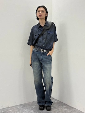 「HARE（ハレ）のアイテム（ブーツ）」を使った、seigiさん（メンズ・178cm）の春コーディネート