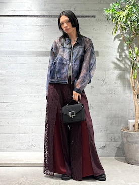 「シアートップス」｜「アイテム（ブルゾン）」を使った、seigiさん（メンズ・178cm）の夏コーディネート