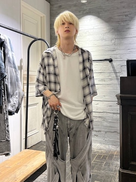 「アイテム（キーケース/キーアクセサリー）」を使った、ayukifukuさん（メンズ・172cm・20代）の夏コーディネート