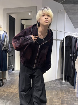 「アイテム（ピアス（片耳用））」を使った、ayukifukuさん（メンズ・172cm・20代）の秋コーディネート