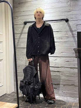 「アイテム（ピアス（片耳用））」を使った、ayukifukuさん（メンズ・172cm）の秋コーディネート