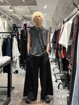 「HARE（ハレ）のアイテム（スニーカー）」を使った、ayukifukuさん（メンズ・172cm）の夏コーディネート