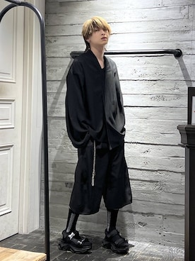 「HARE（ハレ）のマルチWAYウォレットチェーン(HARE)（ウォレットチェーン、シルバー系）」を使った、ayukifukuさん（メンズ・172cm）の春コーディネート