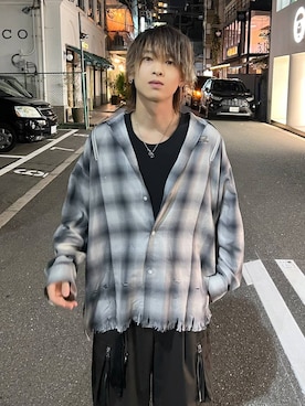 「HARE（ハレ）のアイテム（トップス）」を使った、ayukifukuさん（メンズ・172cm）の春コーディネート