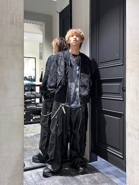 「アイテム（ブルゾン）」を使った、ayukifukuさん（メンズ・172cm・20代）の春コーディネート
