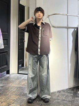 「HARE（ハレ）のアイテム（トップス）」を使った、ayukifukuさん（メンズ・172cm）の春コーディネート