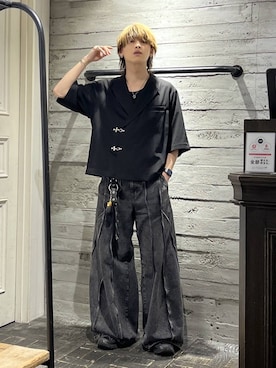 「アイテム（ジャケット/アウター）」を使った、ayukifukuさん（メンズ・172cm）の春コーディネート