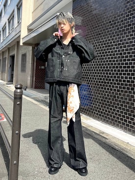 「アイテム（リング）」を使った、ayukifukuさん（メンズ・172cm・20代）の秋コーディネート