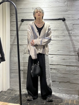 「アイテム（ピアス（片耳用））」を使った、ayukifukuさん（メンズ・172cm）の秋コーディネート