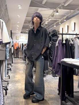 「HARE（ハレ）のアイテム（スニーカー）」を使った、ayukifukuさん（メンズ・172cm）の春コーディネート