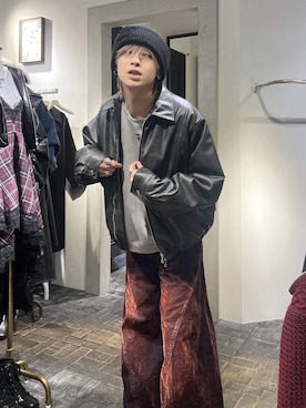 「アイテム（ピアス（片耳用））」を使った、ayukifukuさん（メンズ・172cm・20代）の冬コーディネート