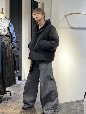 「アイテム（ウォレットチェーン）」を使った、ayukifukuさん（メンズ・172cm・20代）の秋コーディネート