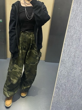 「Anui（アニュイ）のアイテム」を使った、れもんさん（レディース・166cm）の冬コーディネート