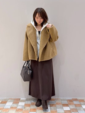 「アイテム（キャミソール）」を使った、byumemotoさん（レディース・160cm・30代）の秋コーディネート