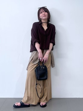 「Beau're（ヴュレ）のアイテム」を使った、byumemotoさん（レディース・160cm）の夏コーディネート