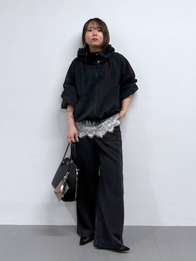 「ADD CULUMN（アドカラム）のアイテム」を使った、byumemotoさん（レディース・160cm）の春コーディネート