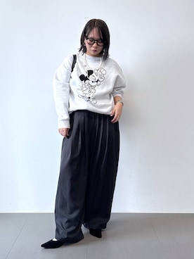 「アイテム（その他小物）」を使った、byumemotoさん（レディース・160cm）の秋コーディネート