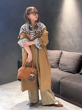 「BARNYARDSTORM（バンヤードストーム）のアイテム」を使った、byumemotoさん（レディース・160cm）の冬コーディネート