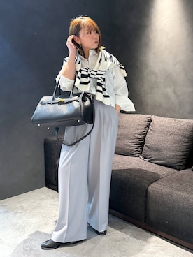 「MILOS（ミロス）のアイテム」を使った、byumemotoさん（レディース・160cm）の冬コーディネート