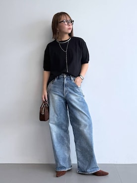「アイテム（チョーカー）」を使った、byumemotoさん（レディース・160cm・30代）の夏コーディネート