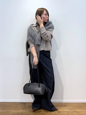 「アイテム（チョーカー）」を使った、byumemotoさん（レディース・160cm・30代）の秋コーディネート