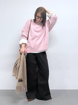 「アイテム（キーホルダー）」を使った、byumemotoさん（レディース・160cm・30代）の秋コーディネート